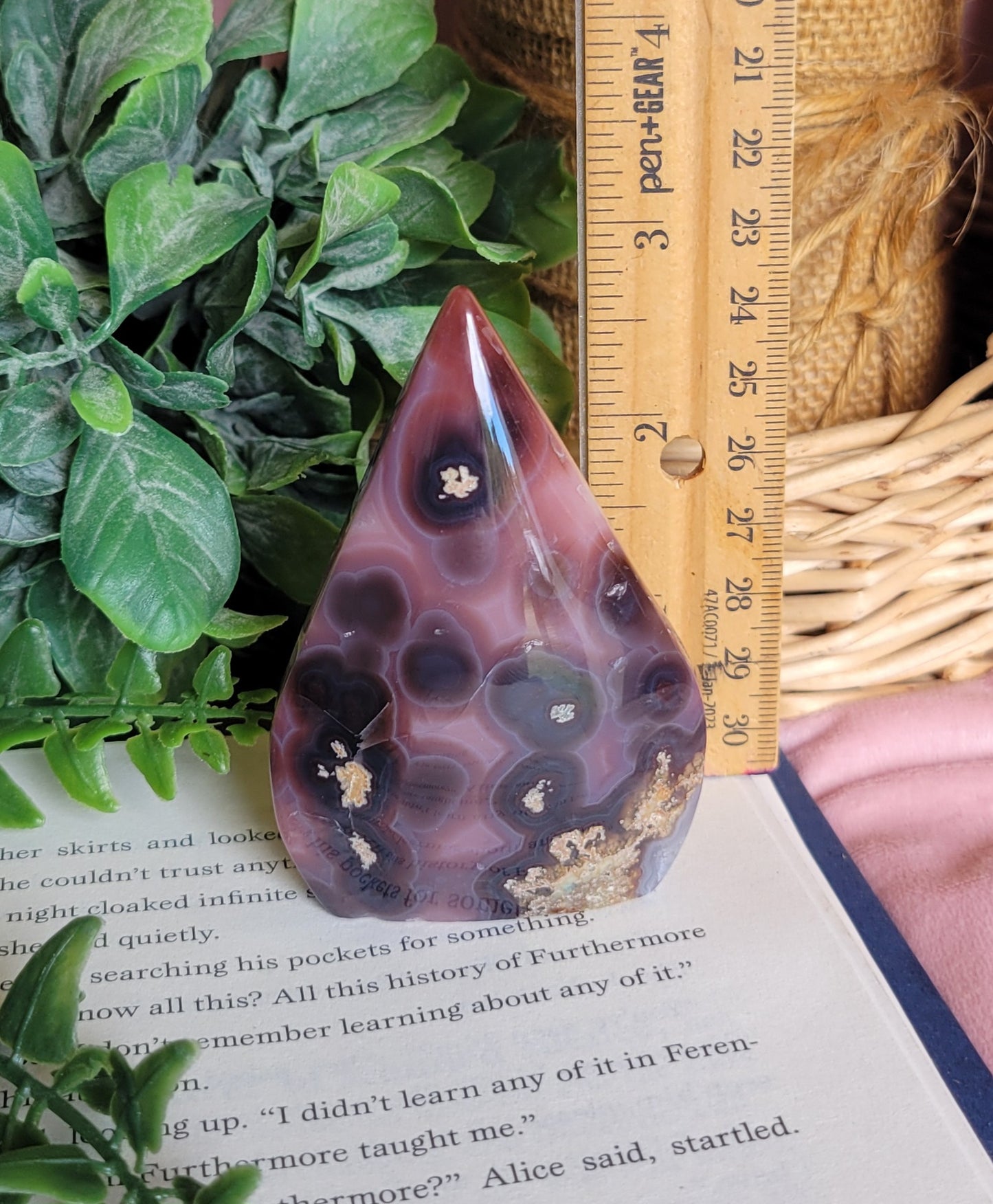 HQ Moody swazi agate freeform