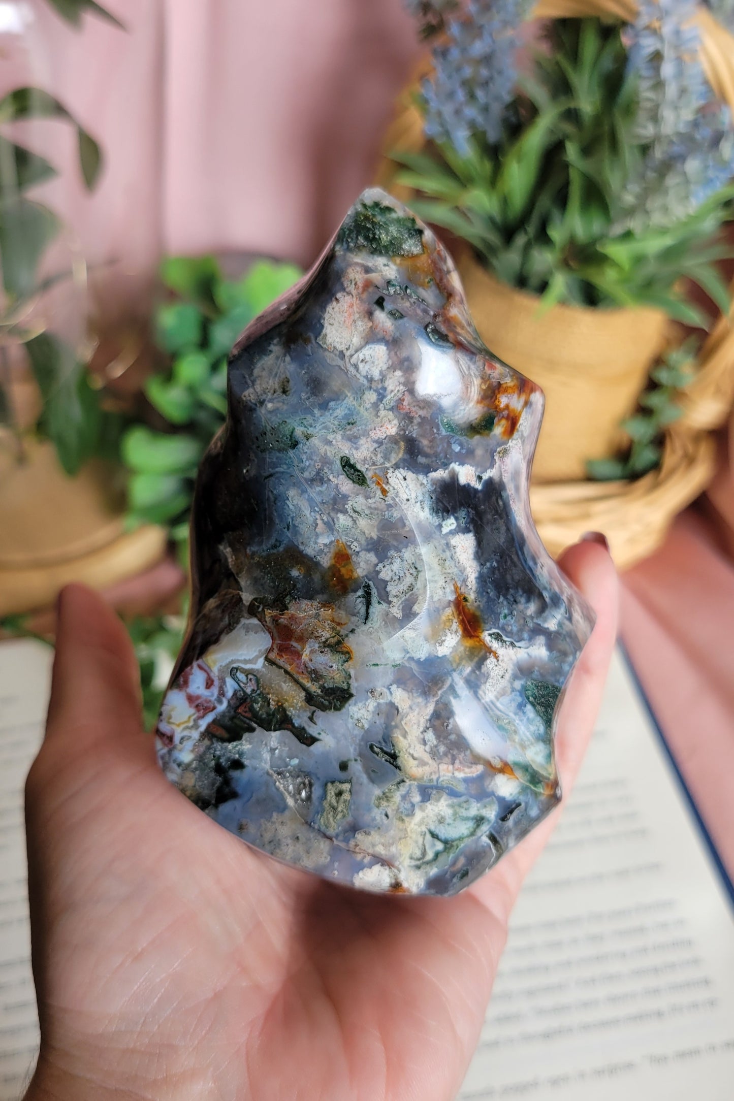 Moody cosmic jasper flame