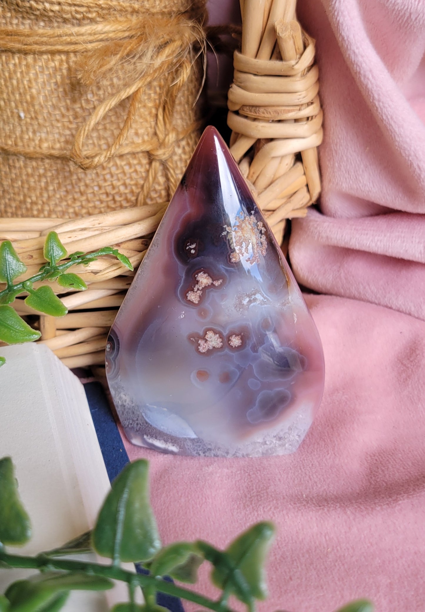 HQ Moody swazi agate freeform