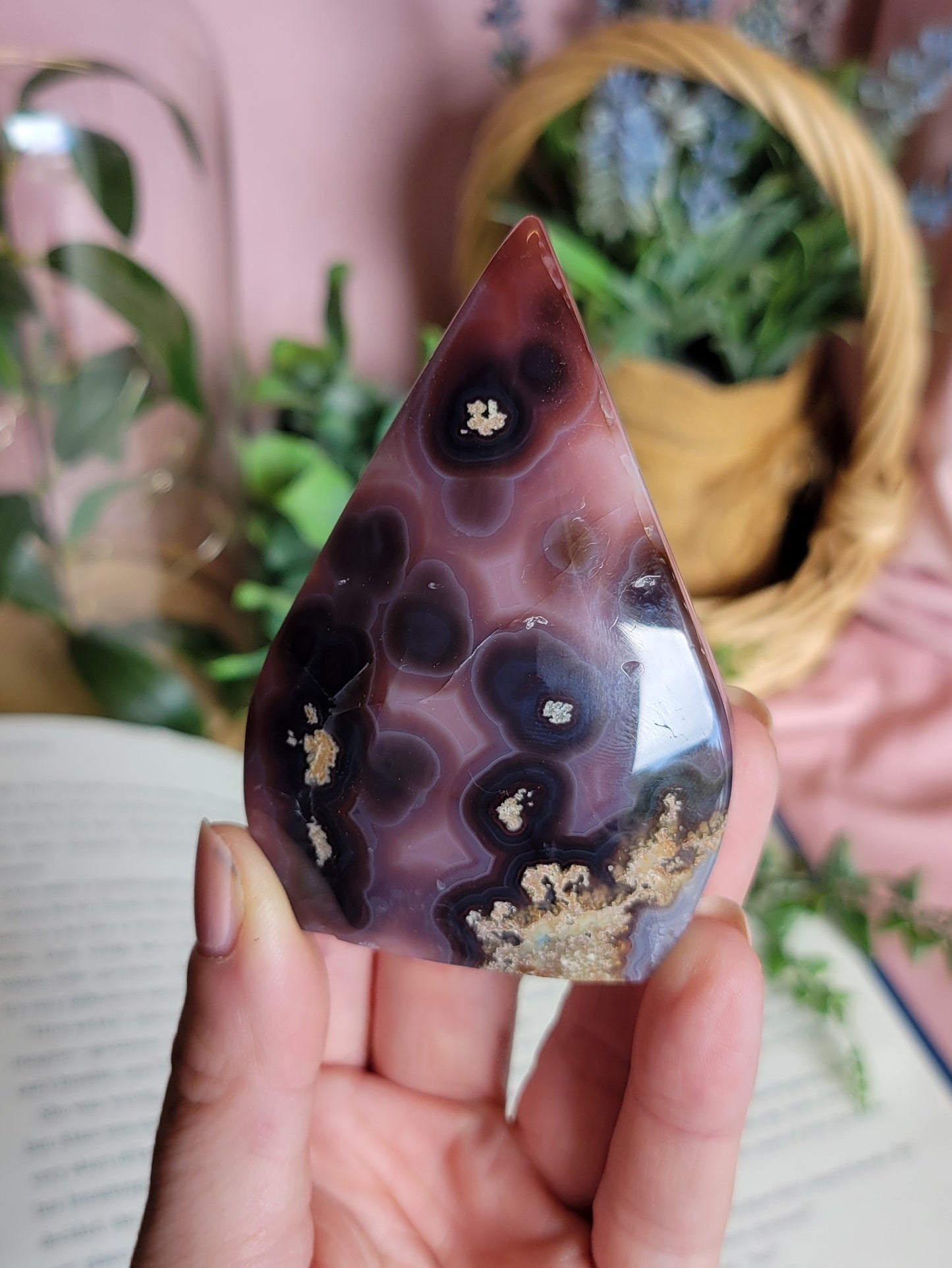 HQ Moody swazi agate freeform