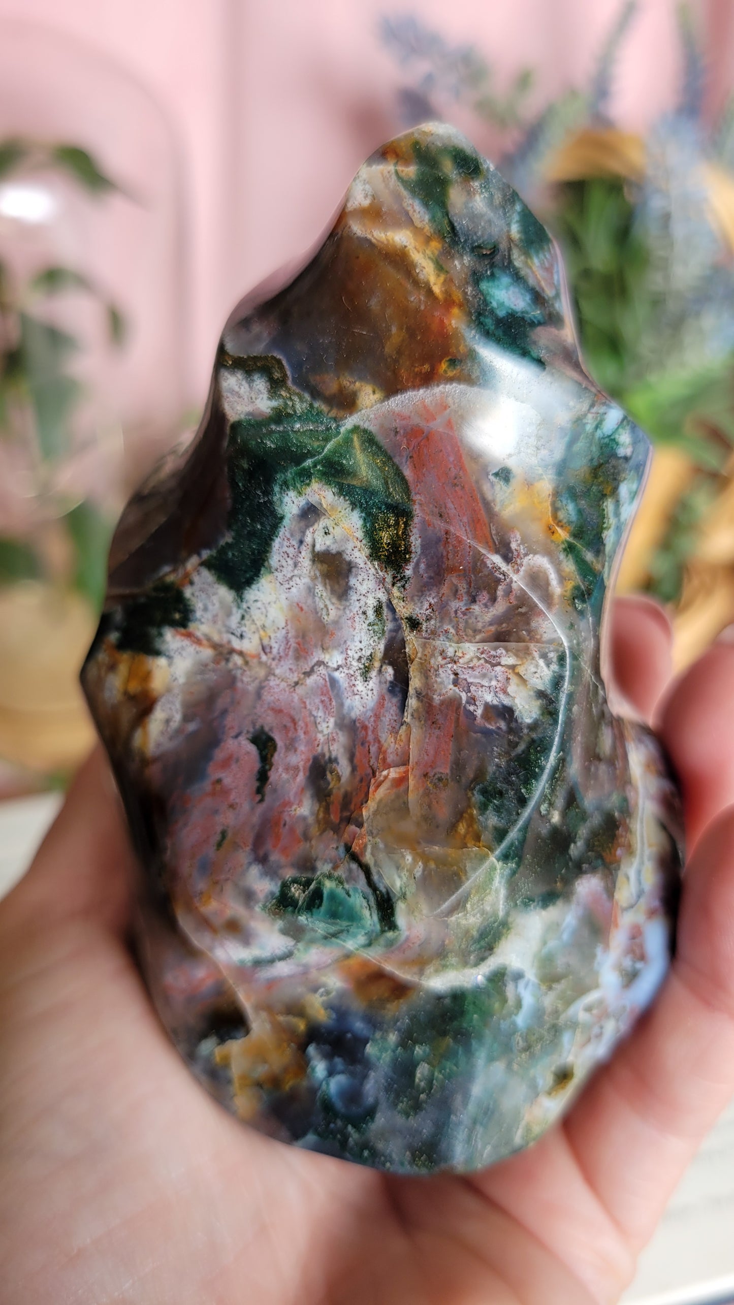 Moody cosmic jasper flame