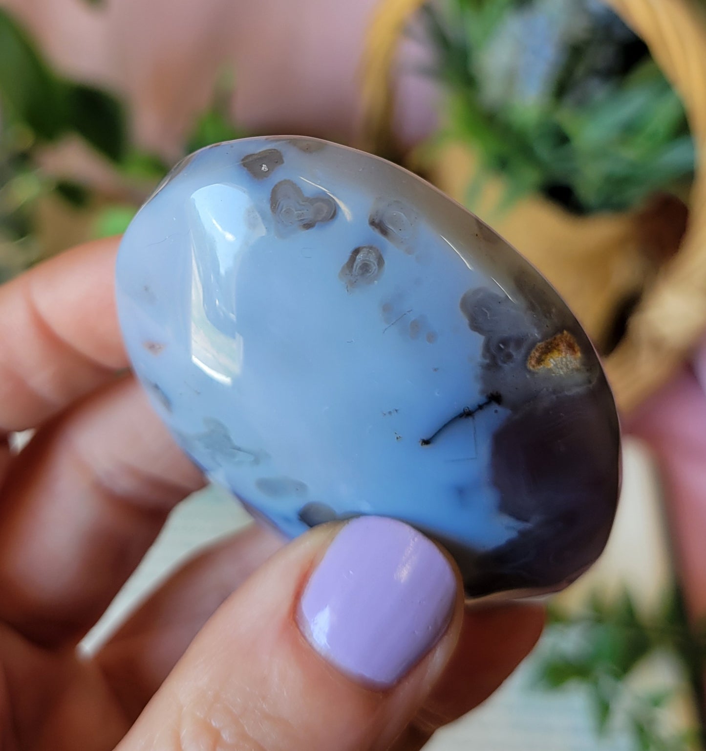 Swazi agate palm stone