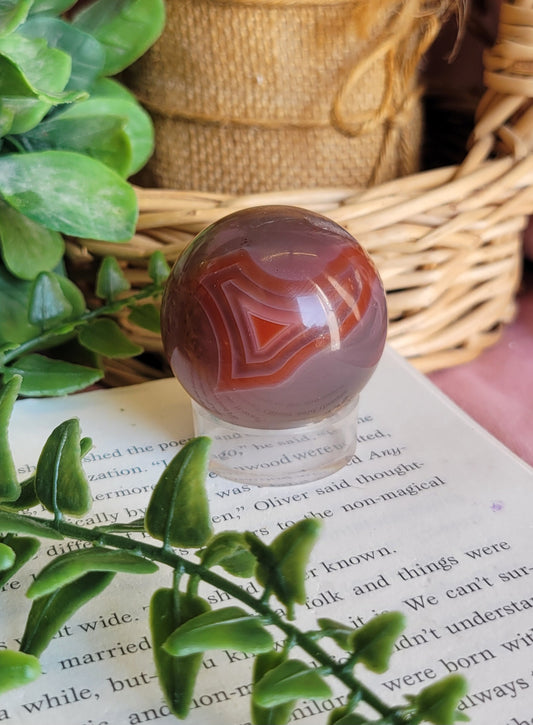 41mm Swazi agate sphere