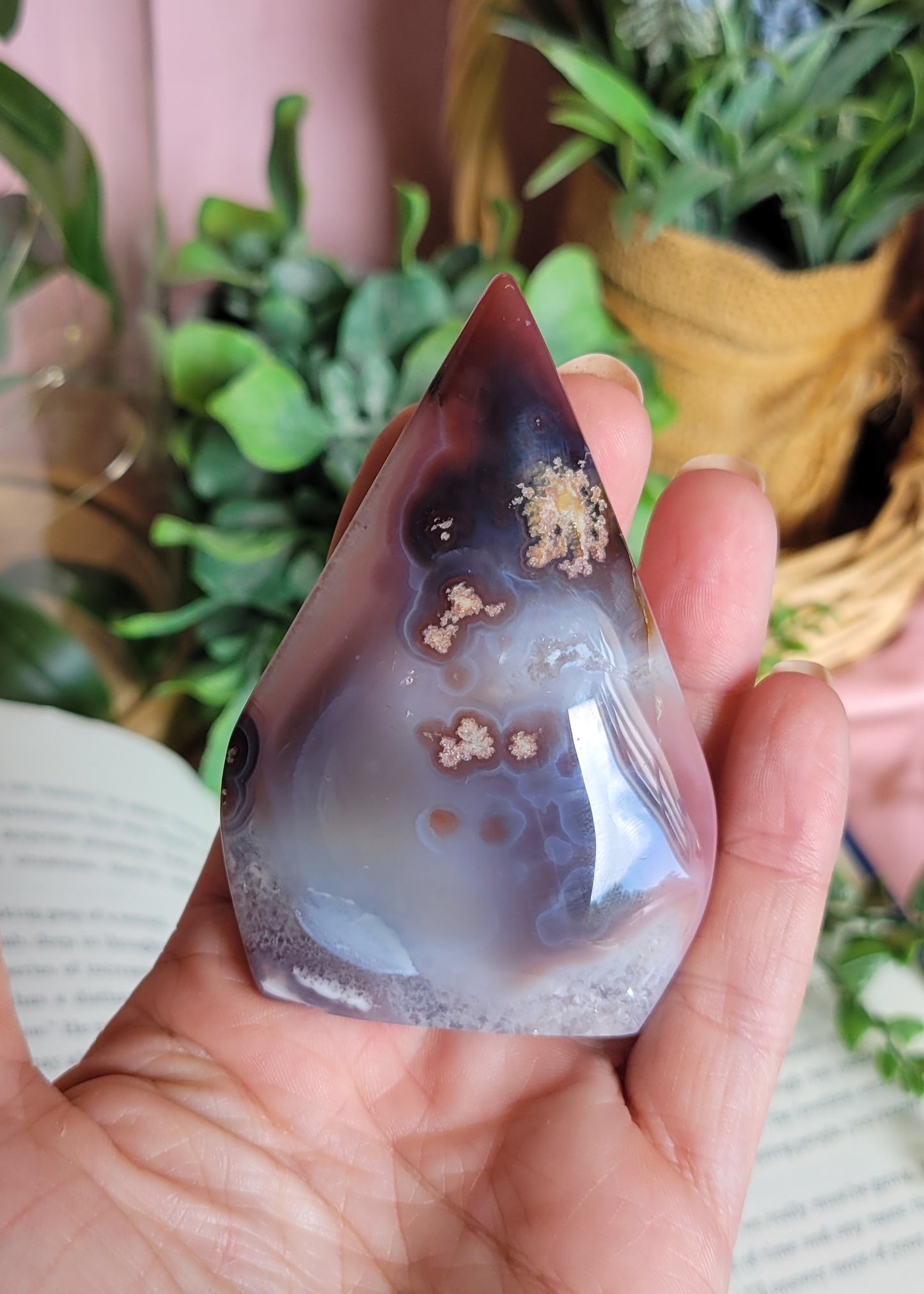 HQ Moody swazi agate freeform