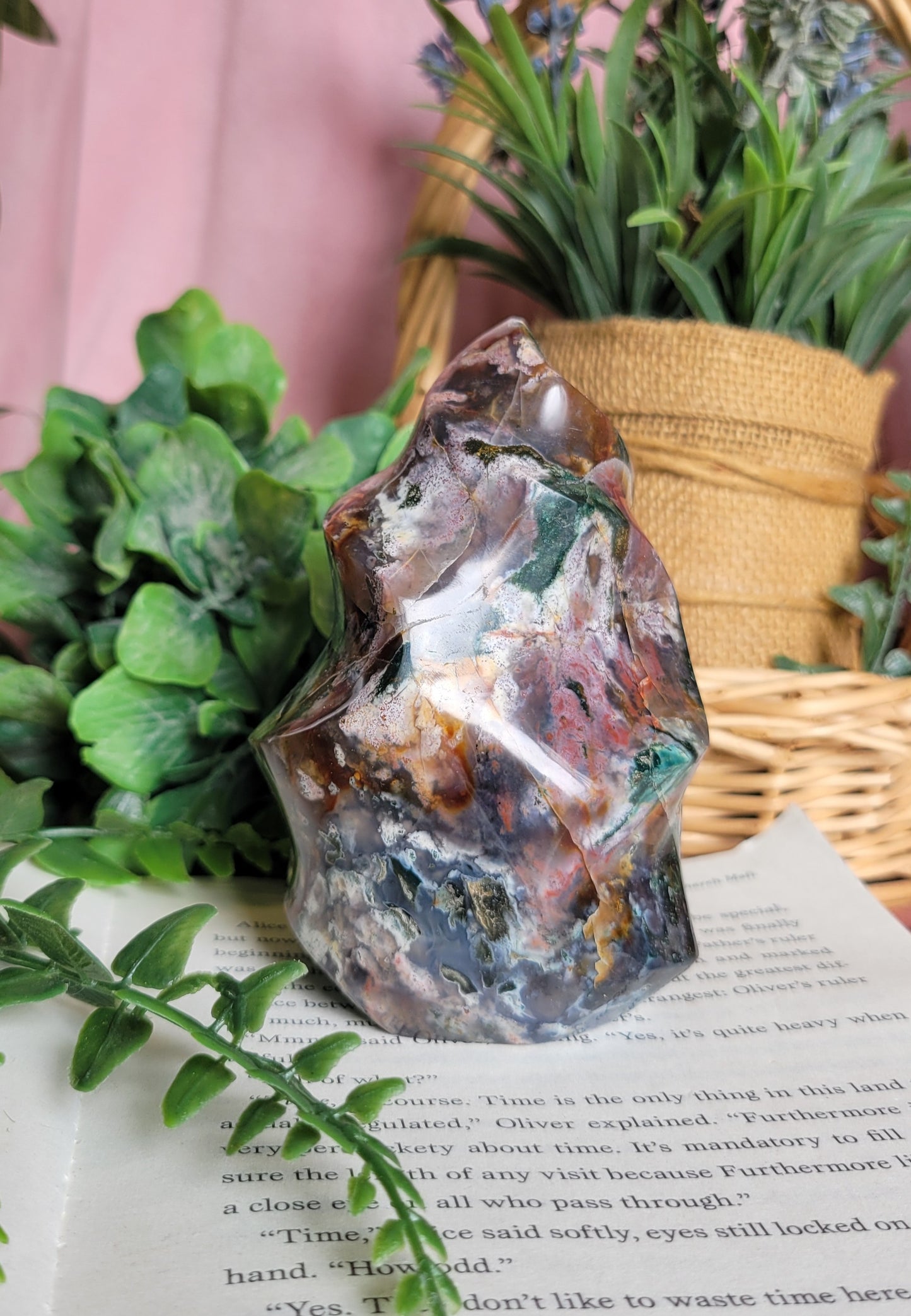 Moody cosmic jasper flame