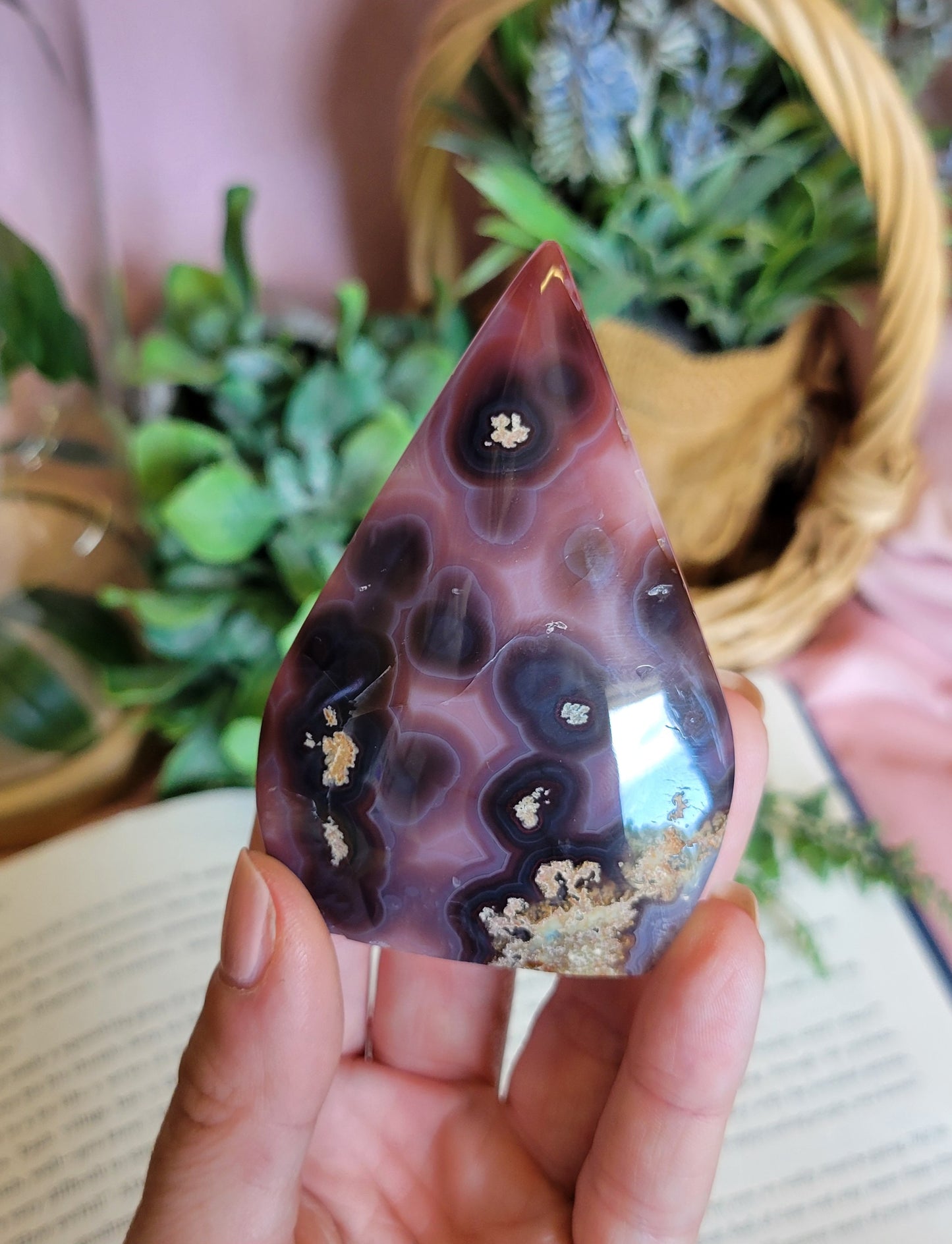 HQ Moody swazi agate freeform